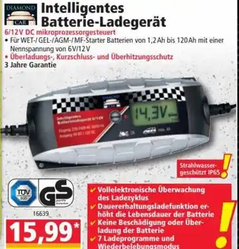 Norma Diamond Car Intelligentes Batterie-Ladegerät Angebot
