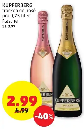 PENNY Kupferberg 0.75Liter Angebot