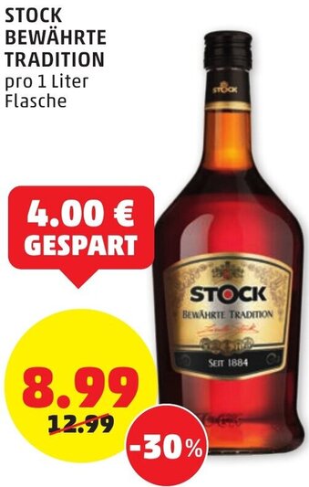PENNY Stock Bewährte Tradition 1Liter Angebot