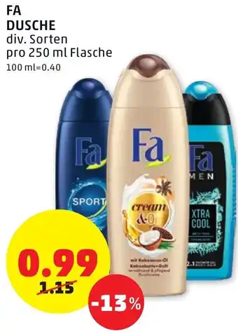 PENNY Fa Dusche 250ml Angebot