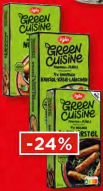 Unimarkt Green cuisine Angebot
