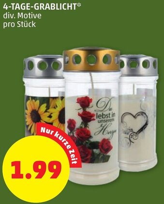 PENNY 4-Tage Grablicht Angebot