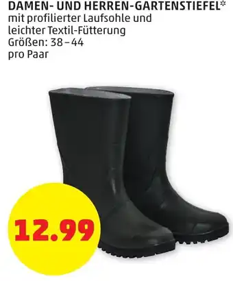 PENNY Damen Und Herren Gartenstiefel 38-44 Angebot