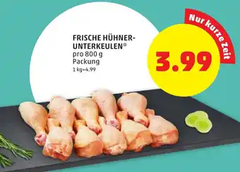 PENNY Frische Hühner Unterkeulen 800g Angebot