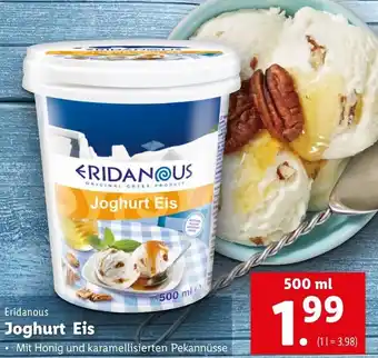 Lidl Eridanous Joghurt Eis 500ml Angebot