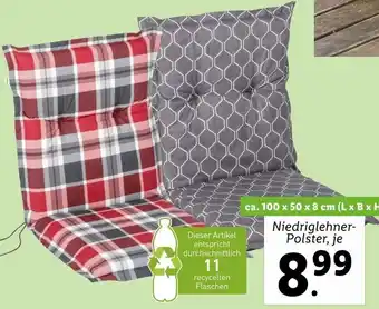 Lidl Polsterauflagen Niedriglehner Polster Angebot