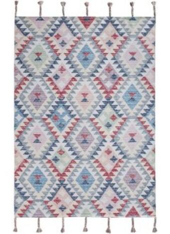 Bonprix Kelim-teppich mit bunten fransen Angebot
