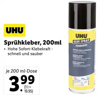Lidl UHU Sprühkleber 200ml Angebot