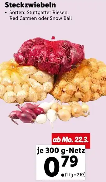 Lidl Steckzwiebeln 300g Angebot