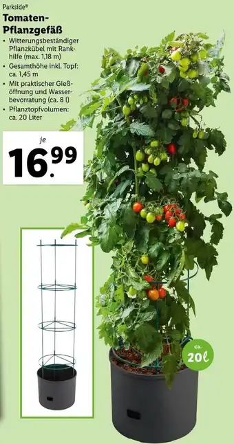 Lidl Parkside Tomaten Pflanzgefäß Angebot