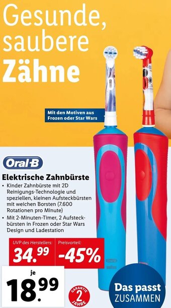 Lidl Oral-B Elektrische Zahnbürste Angebot