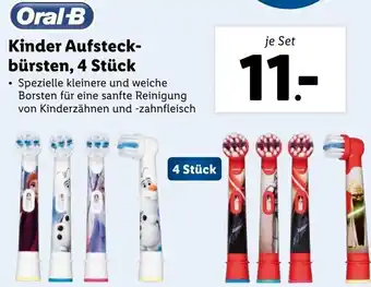 Lidl Oral-B Kinder Aufsteck-Bürsten Angebot