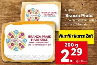Lidl Kuljanka Branza Praid 200g Angebot