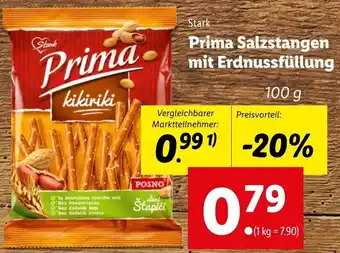 Lidl Stark Prima Salzstangen Mit Erdnussfüllung 100g Angebot