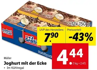 Lidl Müller Joghurt Mit der Ecke 150g Angebot