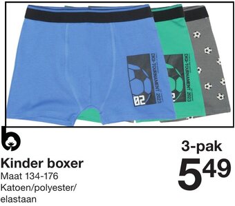 Zeeman Kinder Boxer 134-176 3-Pak Angebot