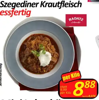 Wurstico Radatz Szegediner Krautfleisch per kilo Angebot