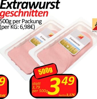 Wurstico Extrawurst 500g Angebot