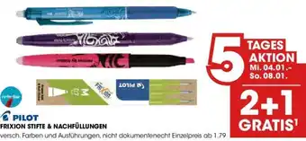 Libro Pilot Frixion Stifte & Nachfüllungen Angebot