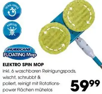 Libro Hurricane Floating Mop Elektro Spin Mop Angebot