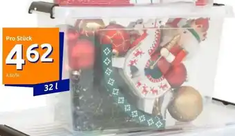 Action Aufbewahrungsbox mit Klemmdeckel 32L Angebot
