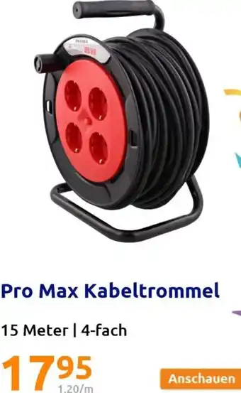 Action Pro Max Kabeltrommel 15 Meter Angebot