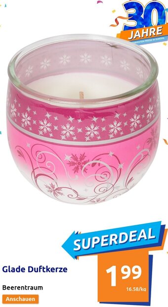 Action Glade Duftkerze Angebot
