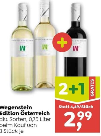 ADEG Wegenstein Edition Österreich 0,75 Liter Angebot