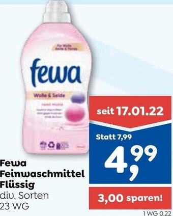 ADEG Fewa Feinwaschmittel Flüssig 23 WG Angebot