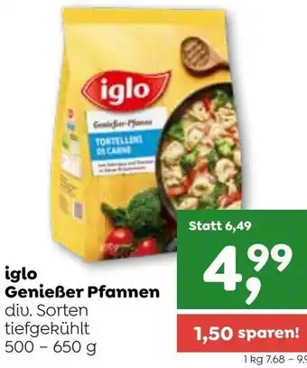 ADEG iglo Genießer Pfannen 500-650 g Angebot