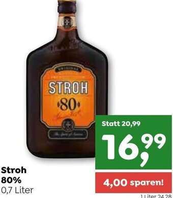 ADEG Stroh 80% 0,7 Liter Angebot