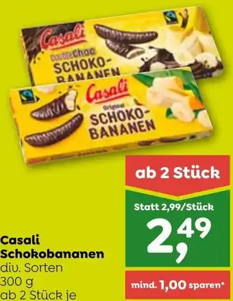 ADEG Casali Schokobananen 300 g Angebot