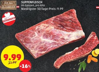 PENNY Suppenfleisch pro Kilo Angebot