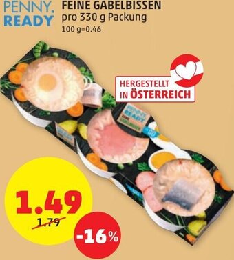 PENNY Penny Ready Feine Gabelbissen 330 g Angebot