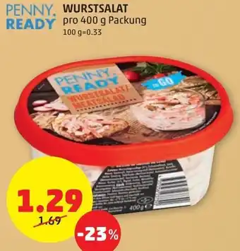 PENNY Penny Ready Wurstsalat 400g Angebot
