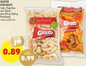 PENNY Gusto Pufuleti 85g/100 g Angebot