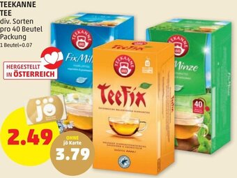 PENNY Teekanne Tee Angebot