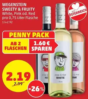 PENNY Wegenstein Sweet & Fruity 0,75 Liter Angebot