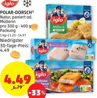 PENNY iglo Polar-Dorsch 300g-400g Angebot