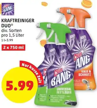PENNY Cillit Bang Kraftreiniger Duo 2 x 750 ml Angebot