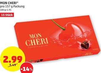 PENNY Mon cheri 157 g Angebot
