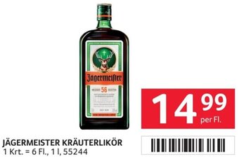 Transgourmet Jägermeister Kräuterlikör 1L Angebot