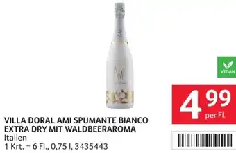 Transgourmet Villa Doral Ami Spumante Bianco Extra Dry Mit Waldbeeraroma Angebot
