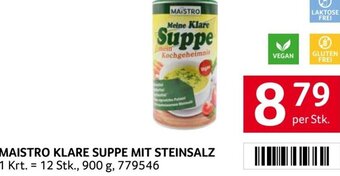 Transgourmet Maistro Klare Suppe Mit Steinsalz 900 g Angebot