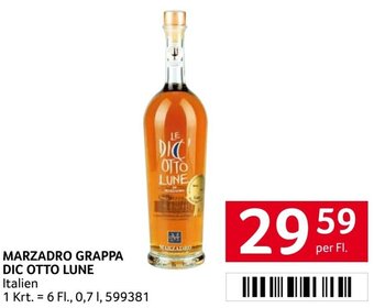 Transgourmet Marzadro Grappa Dic Otto Lune Angebot