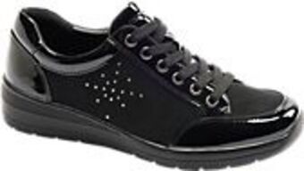 Deichmann Komfort schnürer in schwarz, weite g Angebot
