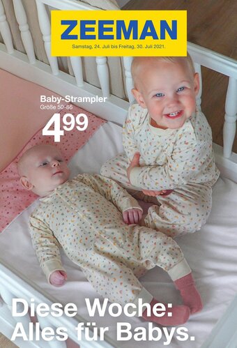 Zeeman Baby Stramper Angebot