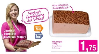 Sutterlüty Neuburger 100g Angebot