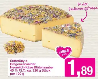 Sutterlüty Sutterlüty's Bregenzerwälder Heumilch-Blütenzauber Angebot