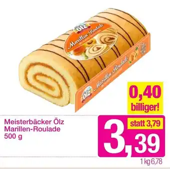 Sutterlüty Meisterbäcker Ölz Marillen-Roulade 500g Angebot